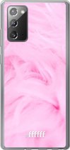 Samsung Galaxy Note 20 Hoesje Transparant TPU Case - Cotton Candy #ffffff