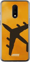 OnePlus 7 Hoesje Transparant TPU Case - Aeroplane #ffffff