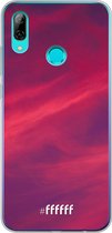 Honor 10 Lite Hoesje Transparant TPU Case - Red Skyline #ffffff