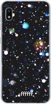 Samsung Galaxy A10 Hoesje Transparant TPU Case - Galactic Bokeh #ffffff