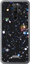 Xiaomi Redmi 9 Hoesje Transparant TPU Case - Galactic Bokeh #ffffff