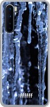 OnePlus Nord Hoesje Transparant TPU Case - Icicles #ffffff