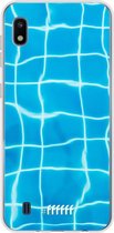 Samsung Galaxy A10 Hoesje Transparant TPU Case - Blue Pool #ffffff