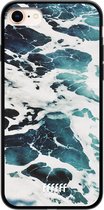 iPhone 7 Hoesje TPU Case - Waves #ffffff