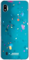 Samsung Galaxy A10 Hoesje Transparant TPU Case - Confetti #ffffff