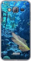 Samsung Galaxy J3 (2016) Hoesje Transparant TPU Case - Coral Reef #ffffff