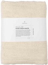 Original Home Plaid Creme - Cloth Handwoven (fringes) - 250 x 130 cm