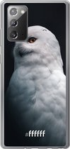 Samsung Galaxy Note 20 Hoesje Transparant TPU Case - Witte Uil #ffffff