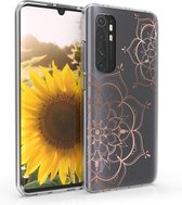 kwmobile telefoonhoesje voor Xiaomi Mi Note 10 Lite - Hoesje voor smartphone - Bloementweeling design