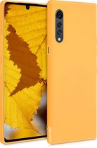kwmobile telefoonhoesje voor LG Velvet - Hoesje voor smartphone - Back cover in Cosmic Orange
