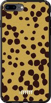 iPhone 8 Plus Hoesje TPU Case - Cheetah Print #ffffff