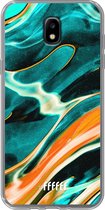 Samsung Galaxy J5 (2017) Hoesje Transparant TPU Case - Fresh Waves #ffffff