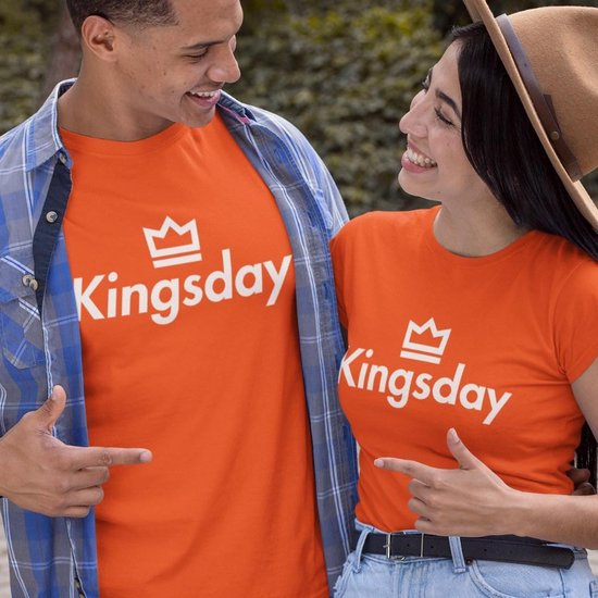 Oranje Koningsdag T-Shirt Kingsday Crown (HEREN - MAAT XXL) | Oranje Kleding  |... | bol.com