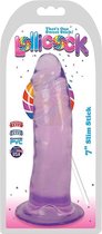 7 Inch Slim Stick Grape Ice - Purple - Realistic Dildos
