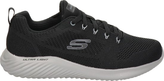 Skechers heren sneaker - Zwart - Maat 45 | bol.com