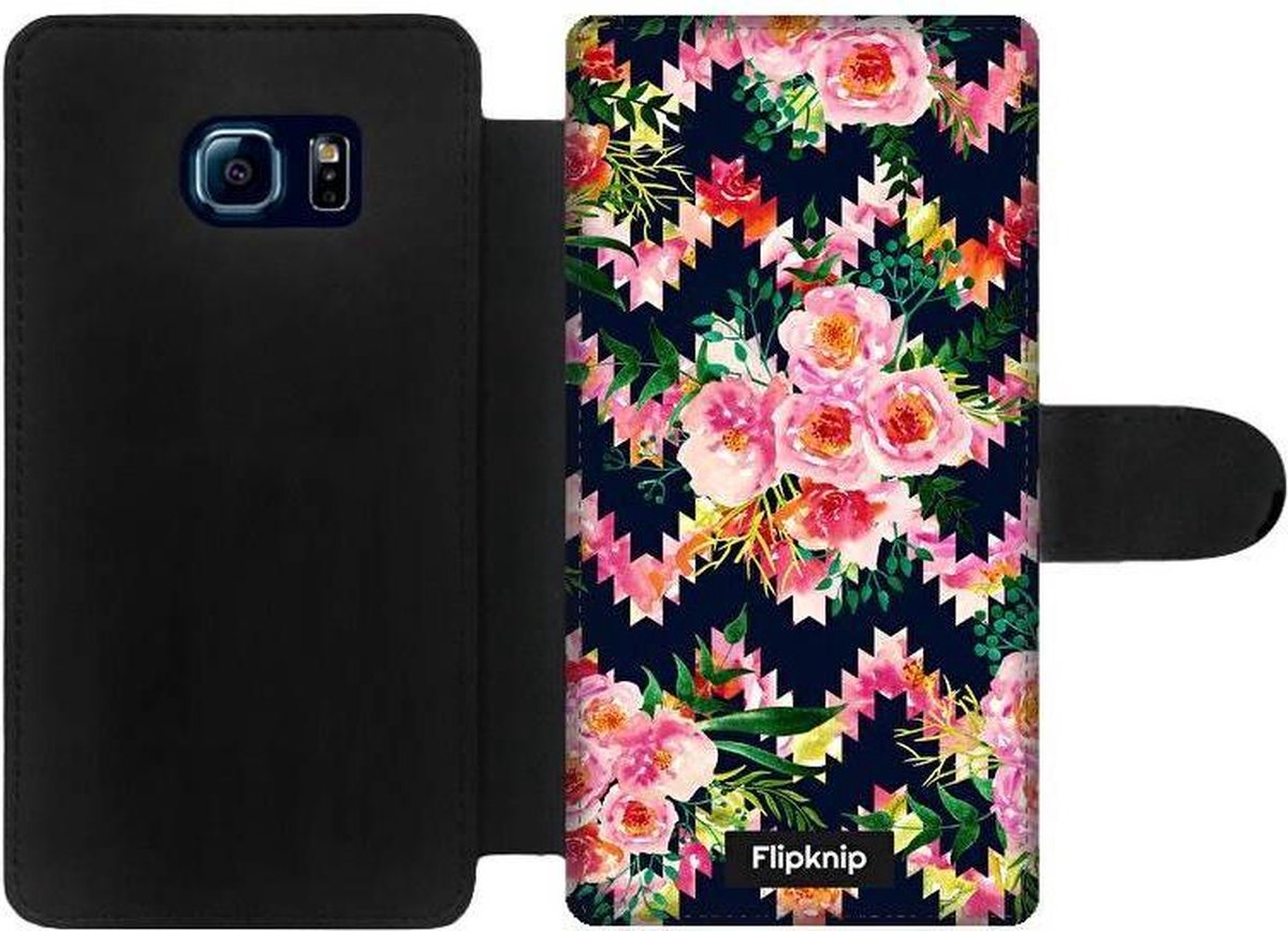 Wallet case - geschikt voor Samsung Galaxy S7 Edge - Floral N°2