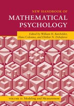 Cambridge Handbooks in Psychology - New Handbook of Mathematical Psychology: Volume 2, Modeling and Measurement