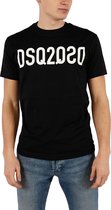 Dsquared2 - Heren Tee SS Mirror Dsq2 Tee - Zwart - Maat M