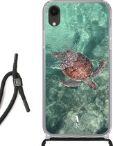 iPhone Xr hoesje met koord - Sea Turtle