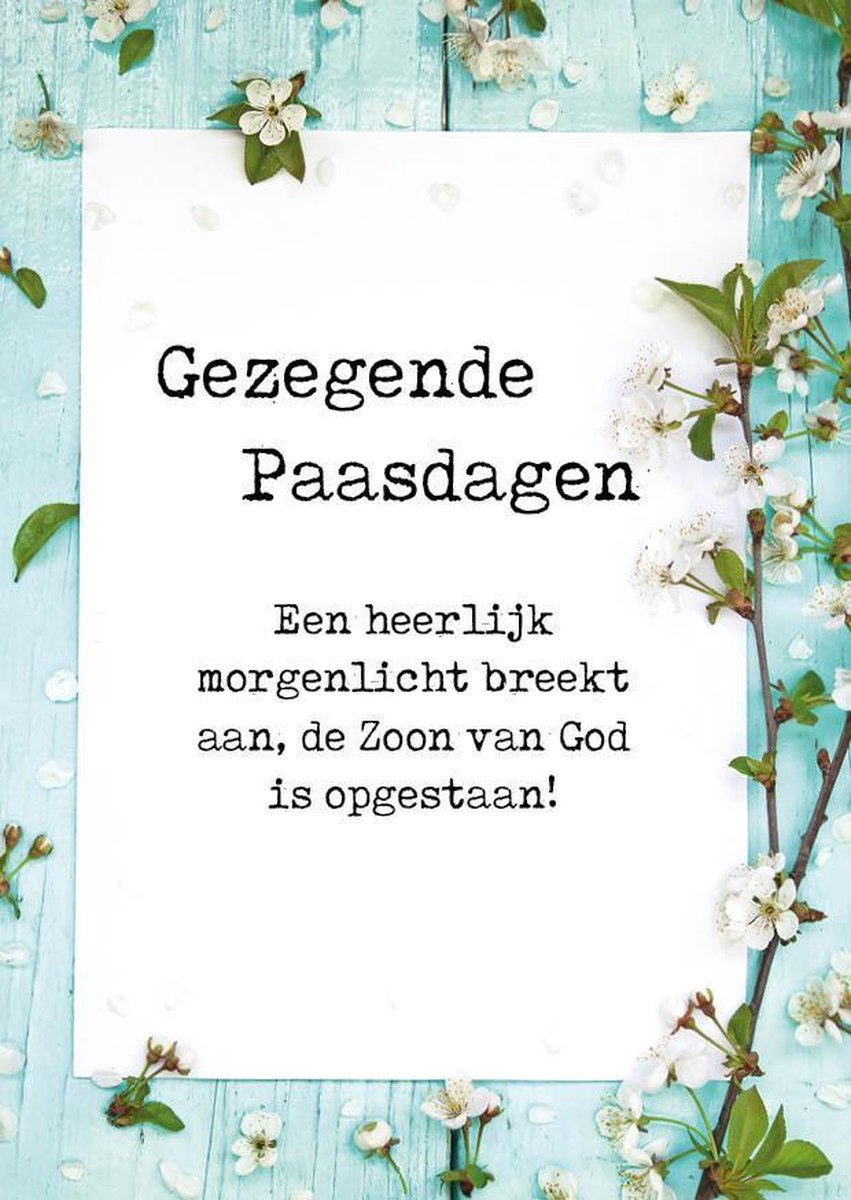 10 stuks Gezegende paasdagen - morgenlicht| Christelijke kaart met envelop| Majestically