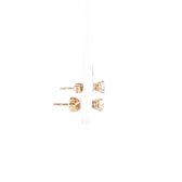 Sparkle Solitair oorstekers - Oorknopjes - 14 karaat geelgoud - 0.10 ct. diamant - Dames