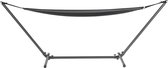 Lisomme Len hangmat met frame - L200 x B100 cm - Donkergrijs