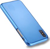GOOSPERY MERCURY i JELLY voor iPhone X / XS Metaal en olieverf Soft TPU beschermende achterkant van de behuizing (blauw)
