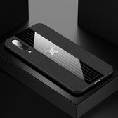 Voor Xiaomi Mi 9 SE XINLI stiksels textuur schokbestendige TPU beschermhoes (zwart)