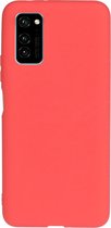 Voor Huawei Honor V30 / V30 Pro Frosted Candy-gekleurde ultradunne TPU-telefoonhoes (rood)