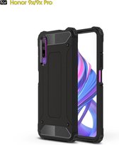 Magic Armor TPU + PC Combinatie Case voor Huawei Honor 9X / 9Xpro (Zwart)