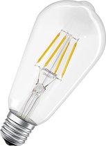 LEDVANCE LED lamp - Lampvoet: E27 - Warm wit - 2700 K - 6 W - SMART+ Filament Edison Dimmable