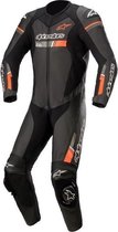 Alpinestars Gp Force Chaser Leather Suit 1 Pc Black Red Fluo 50 - Maat - Racepak