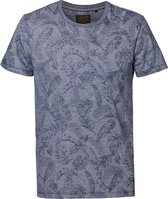 Petrol Industries - Heren Botanic t-shirt - Donker blauw - Maat M