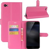 Voor Vivo X9s Plus Litchi Texture horizontale flip lederen tas met houder & kaartsleuven & portemonnee (magenta)