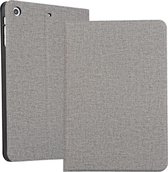 Universele Voltage Craft Cloth TPU beschermhoes voor iPad Mini 1/2/3, met houder (grijs)