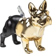 Kare Spaarpot Bulldog Gold/Black