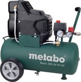 Metabo Basic 250-24 W OF olievrij compressor - 1500W - 8 bar - 24L - 100 l/min