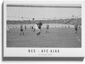 Walljar - NEC - AFC Ajax '50 - Muurdecoratie - Canvas schilderij