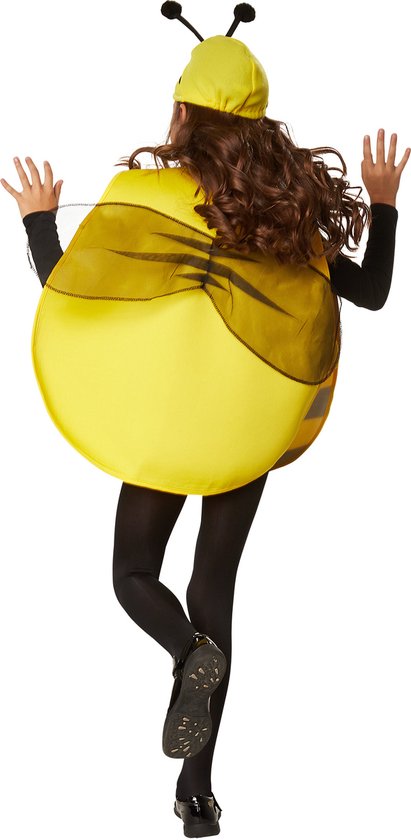 dressforfun - Cartoon bij 140 (9-10y) - verkleedkleding kostuum halloween verkleden feestkleding carnavalskleding carnaval feestkledij partykleding - 302190