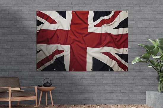 Le drapeau de la Groot Poster jardin 180x120 cm - Toile de jardin / Toile d'extérieur / Peintures d'extérieur (décoration de jardin) XXL / Groot format!