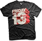 Friday The 13th Tshirt Homme -3XL- Block Logo Zwart