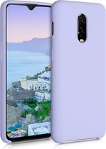 kwmobile telefoonhoesje geschikt voor OnePlus 6T - Hoesje met siliconen coating - Smartphone case in pastel-lavendel