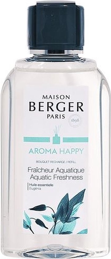 Lampe Berger Maison Paris - Happy Fraîcheur Aquatique - Navulling voor geurstokjes 200 ml