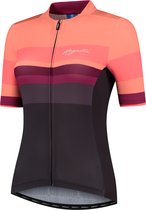 Rogelli Calm Fietsshirt - Korte Mouwen - Dames - Grijs, Coral - Maat S