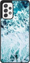 Samsung A72 hoesje - Oceaan | Samsung Galaxy A72 case | Hardcase backcover zwart