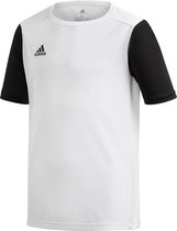 adidas - Estro 19 Jersey JR - AEROREADY Voetbalshirt - 164 - Wit