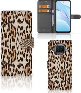 Book Cover Xiaomi Mi 10T Lite Smartphone Hoesje Leopard