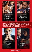 Modern Romance May 2021 Books 1-4: Stolen in Her Wedding Gown (The Greeks' Race to the Altar) / Italian's Scandalous Marriage Plan / The Playboy's 'I Do' Deal / Pregnant in the King's Palace