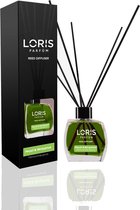 LORIS - Parfum - Geurstokjes - Huisgeur - Huisparfum - Patchouli & Bergamot - 120ml - BES LED