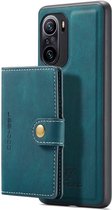 Xiaomi Poco F3 / Mi 11i Hoesje Magnetisch Kaarthouder Back Cover Groen